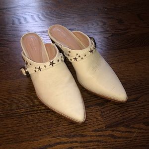 Matisse White Mules, Size 8, PRICE FIRM